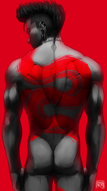 Half-body, 1st style