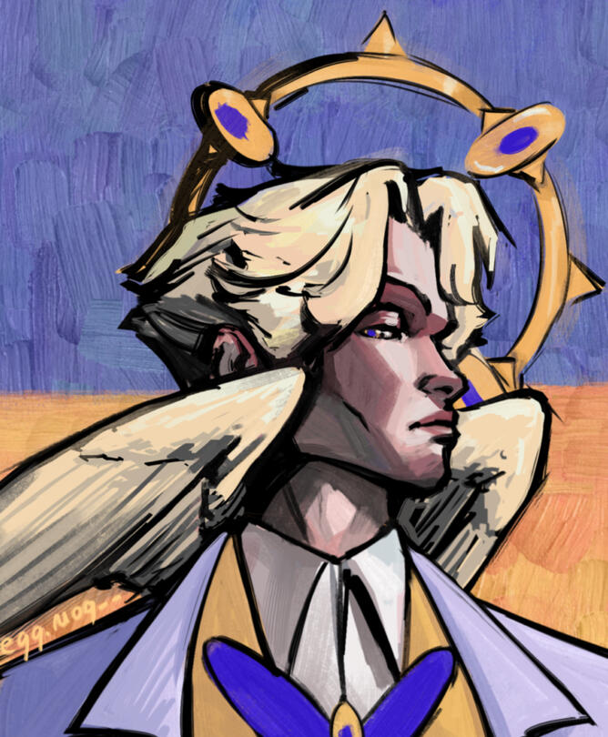 Full colored Bust